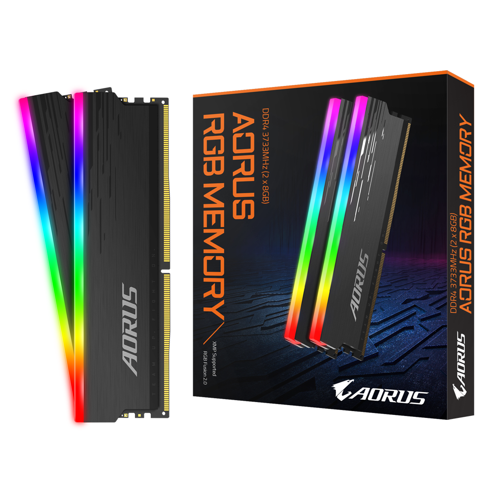 Gigabyte Aorus RGB 16GB (2×8) DDR4 3733Mhz - GP-AR32C16S8K2HU416R